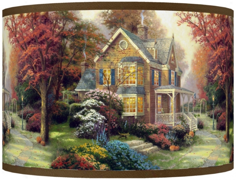 Thomas Kinkade Victorian Autumn Shadr 12x12x8.5 (j8517-w7204)