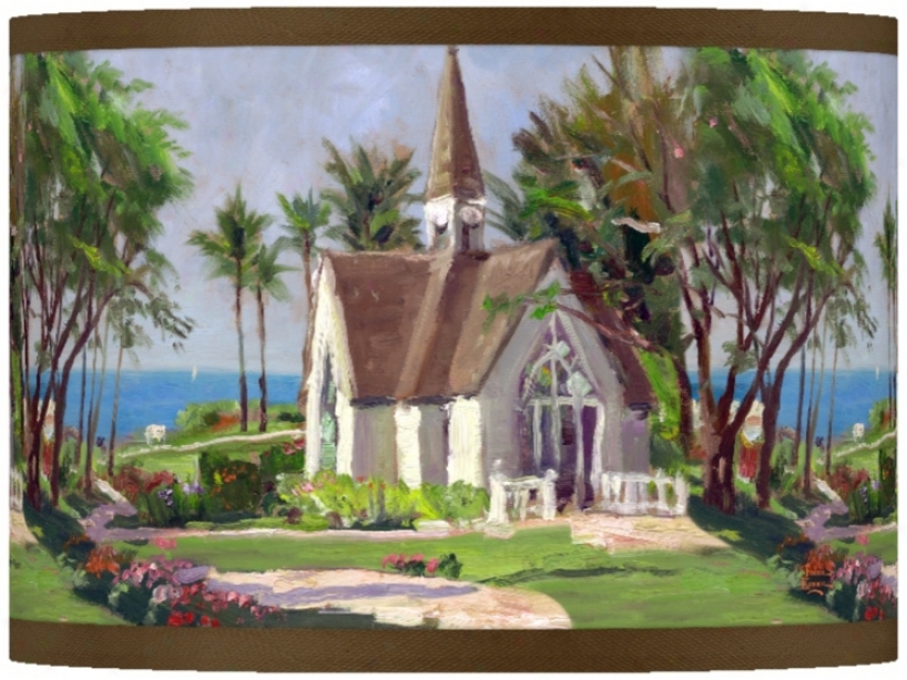 Thomas Kinkade Wailea Chapdl Shade 13.5x13.5x10 (37869-w7187)