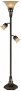 Bronze Scrollwork 3-in-1&#8482; Torchiere Floor Lamp (u0545)