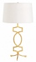 Cooper Gold Leaf Iron Table Lamp (m6081)