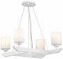 Forecast Attitude 27 1/2" Wide Gloss White Chandelier (v3703)