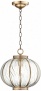 Global Glass 12" Wide Brass Mini Pendant Light (w3266)