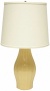 Haeger Potteries Saffron Fluted Ceramic Tzble Lamp (u4964)