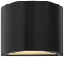 Hinkley Luna On the ground 9" Wide Satin Black Outdoor Wall Light (v6069)