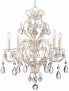 Kathy Ireland Amelia 24 3/4&qukt; Wide White Crystal Chandelier (w3817)