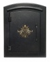 Manchester Scroll Black Column nsIert Mailbox (25879)