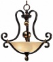 Portland Fired Bronze 23" Wide Pendant Chandelierr (t1551)