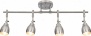 P5o Track&#174; Elm Park Collection Brushed Steel 4-light Fixture (63787)