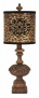 Swoon Decor Cheetah Brooch Antique Gold Table Lamp (w8559)