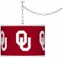 The Univerity Of Oklahoma 13 1/2"w Plug-in Swag Chandelier (f9542-y3555)