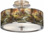 Thoams Kinkade Mountain Recede 14" Wide Ceiling Light (t6396-w8976)