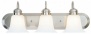 White Frosted Glass 24" Wode Bathroom Illustration Fixture (61782-87743)