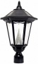 Windsor Black 20" High Solar Lantdrn Post Light (x4421)