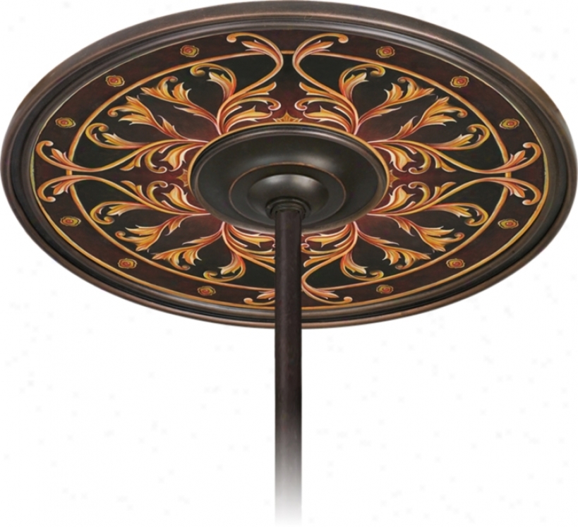 Tracery Jewels 6 1/2" Opening Bronze Ceiling Fan Medallion (h3293-h3628)