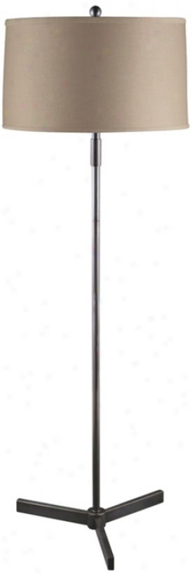 Tripoli Oil-rubbed Bronze Three Leg Floor Lamp (v0497)