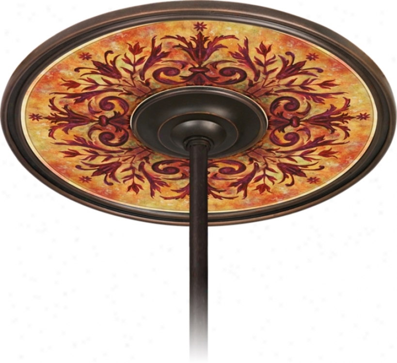 Tuscan Fire 6 1/2" Opening Bronze Ceiling Fan Medallion (h3293-h3637)