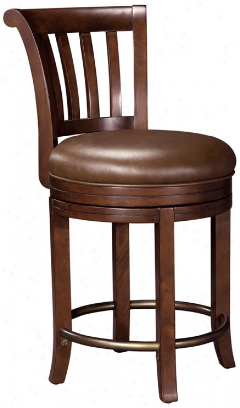 Ty Pennington Ithaca Hampton Cherry Pub Stool (r7981)