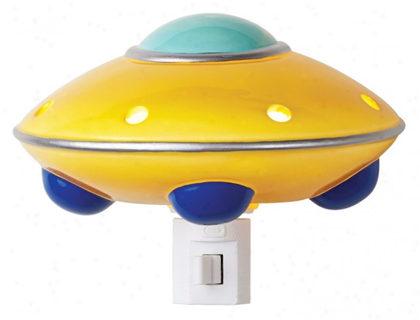 Ufo Flying Saucer Night Light (25751)