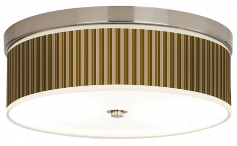 Umber Stripes Giclee Energy Efficien Ceiling Light (h8796-j1952)