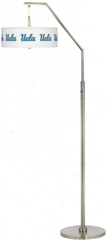 University O fCalifornia Los Angeles Nickel Arc Floor Lamp (h5361-y3492)