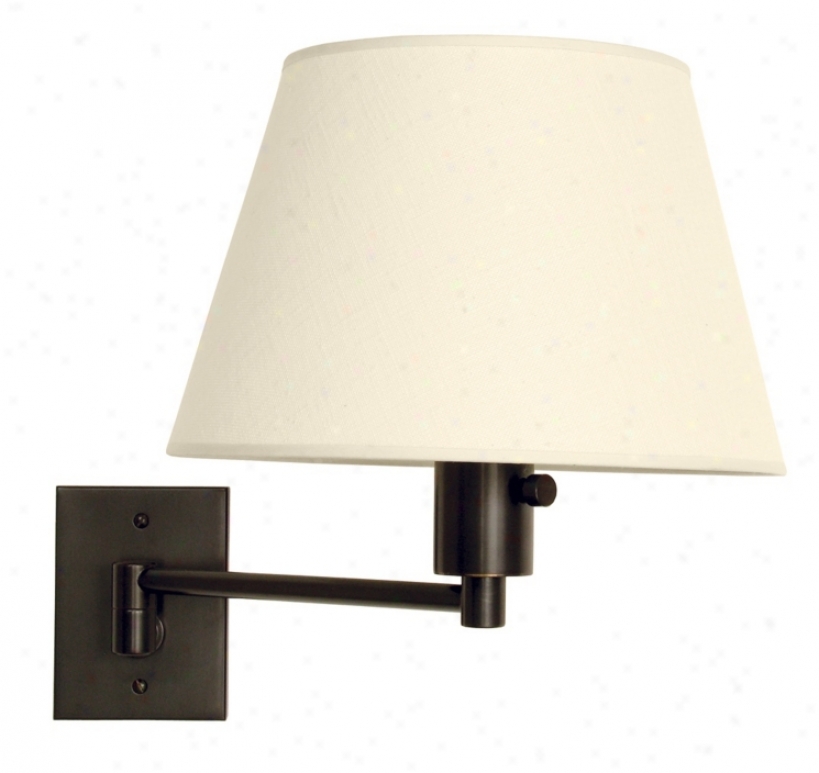 Urban Boulevard Brobze Hardwired Swing Arm Wall Lamp (j1129)