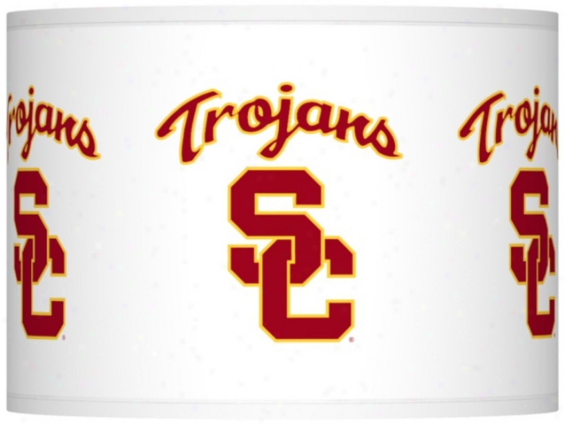 Usc Trojans Lamp Shade 13.5x13.5x10 (spider) (37869-y4214)