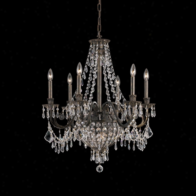 Vanderbilt Collection English Bronze 9-light Chandelier (k4943)