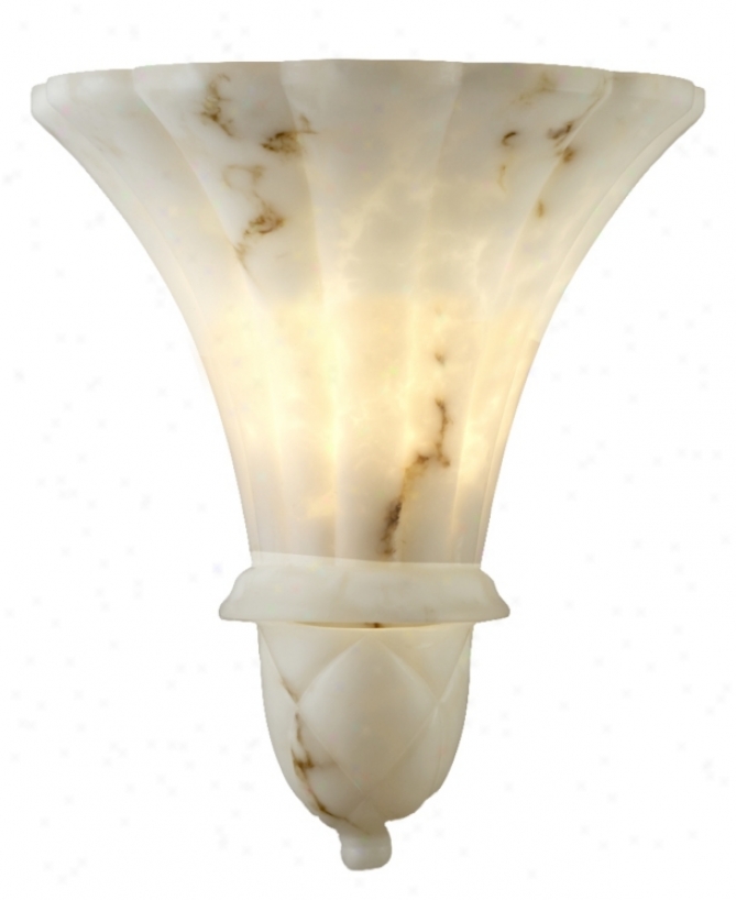 Venezia Faux Alabaster Wall Sconce (58823)