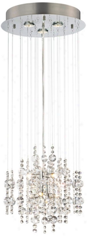 Venris 16" Wide Crystal Pendant Chandelier (v8527)