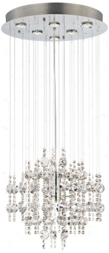 Venris 19" Wide 12-light Crystal Chandelier (v8529)