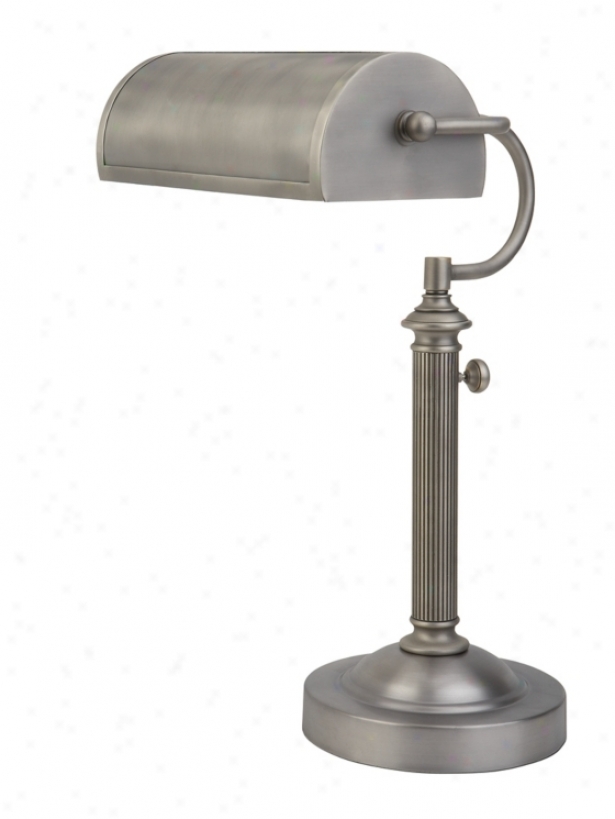 Verilux Princeton&#8482; Antique Nickel Finish Desk Lamp (g2522)