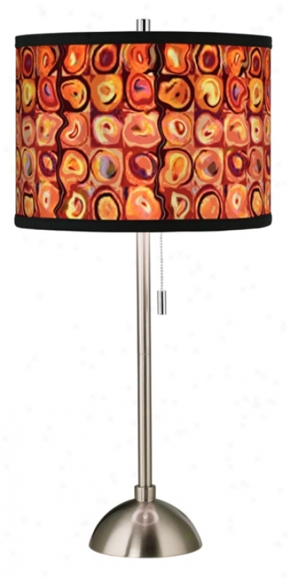 Vibrating Colors Giclee Style Art Shade Table Lamp (60757-00116)