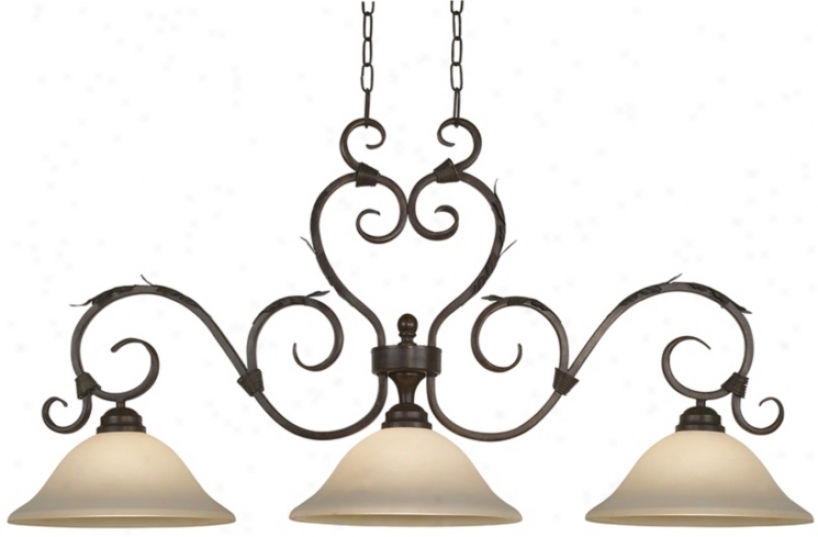 Vicosa Collection Three Light Island Style Chandelier (48209)