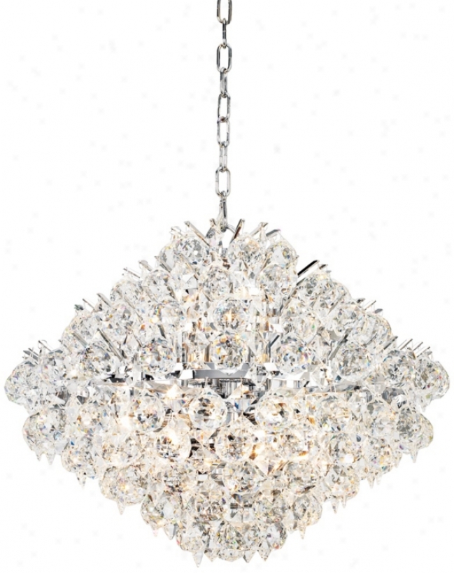 Vienna Full Spectrum 22" Wide Chrome And Crystal Chandelief (98424)