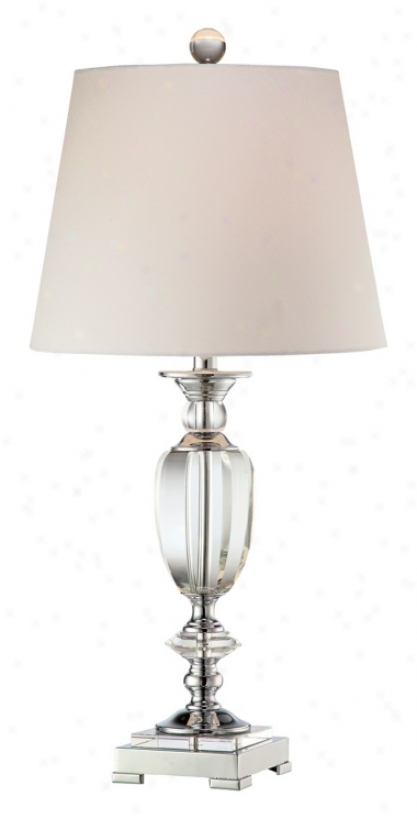 Vienna Full Spectrum Beveled Crystal Urn Table Lamp (m0473)