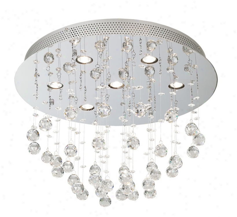 Vienna Full Spextrum Crystal Ball 19 3/4" Wide Ceiling Light (27014)