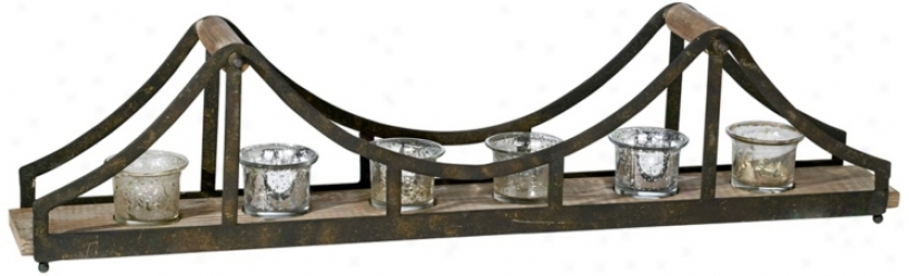 Vintage Bridge Tealight Holder (u1279)