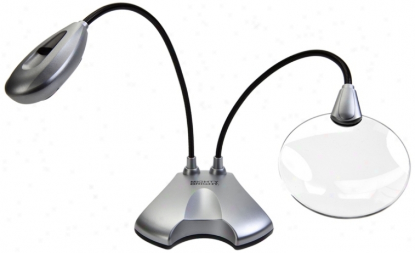 Vusion2 Silver 6-led Magnifying Craft Light (m2040)