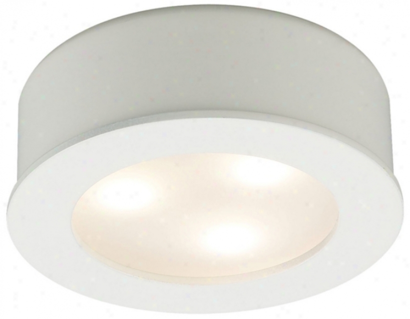 Wac Ledme White Finsh Led Under Cabinet Button Light (m6727)