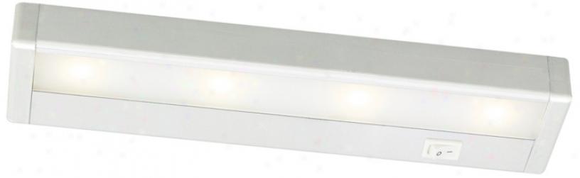 Wac Satin Nickel Led 12" Wide Under Cabinet Light Bar (m6769)