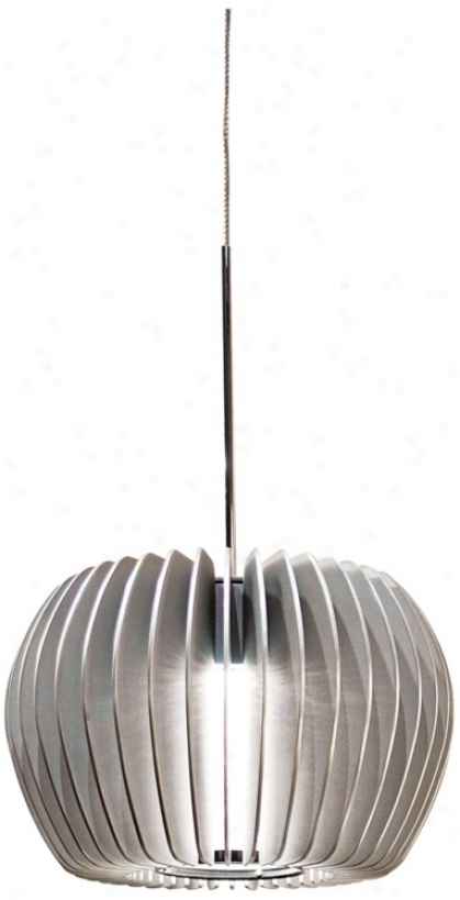 Wac Uber  51/2" Wide Platinum Led Pendant Light (w4811)