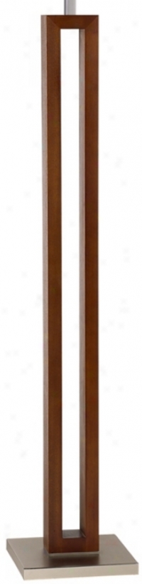 Walnut Polishing Rectangle Floor Lamp Base (t1391)