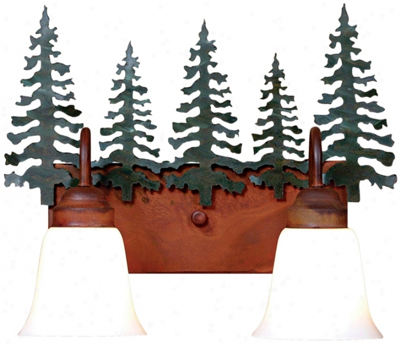 Wasatch Collection Cedar 16" Wide Bathroom Light Fixture (j0520)