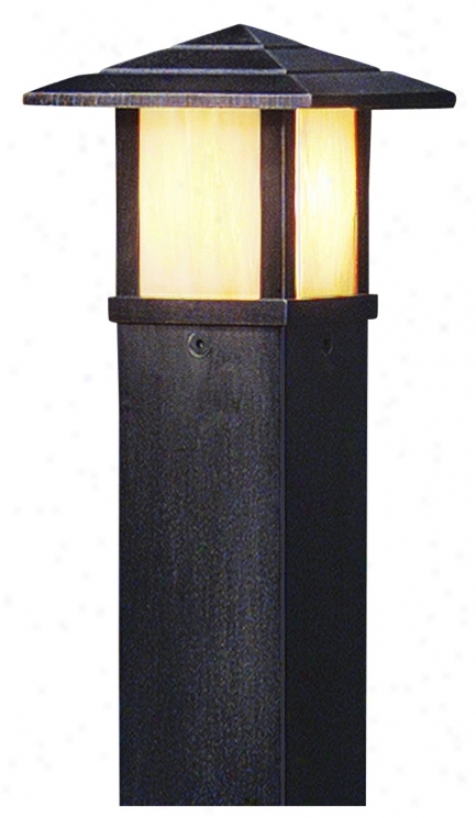 Weathered Bronze Column 30 1/2" High Path Light (m0865)