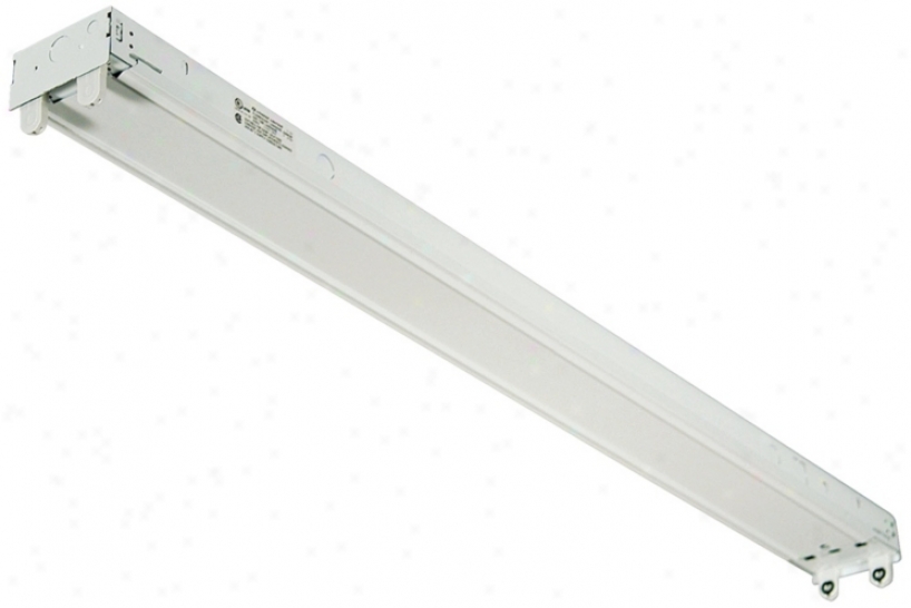 White Finish 2-light 48" Wide Strip Ciling Fixture (45723)