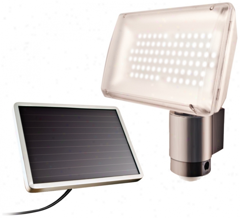 White Solar Force Motion 80 Led 10" Remote Flood Light (t4485)