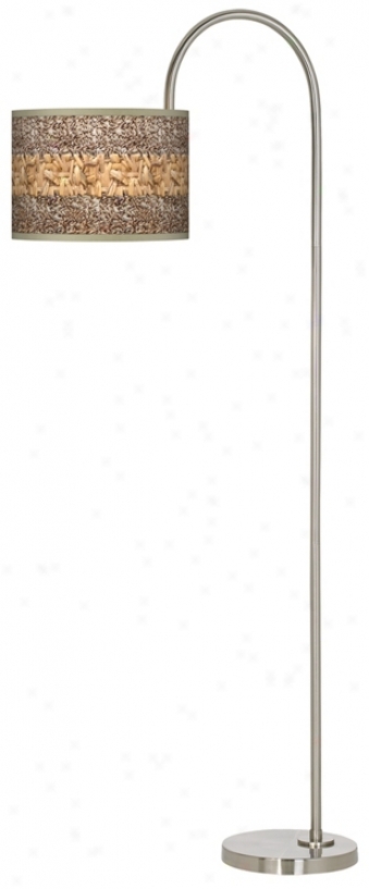 Woven Fundamentals Arc Tempo Floor Lamp (m3882-n8246)