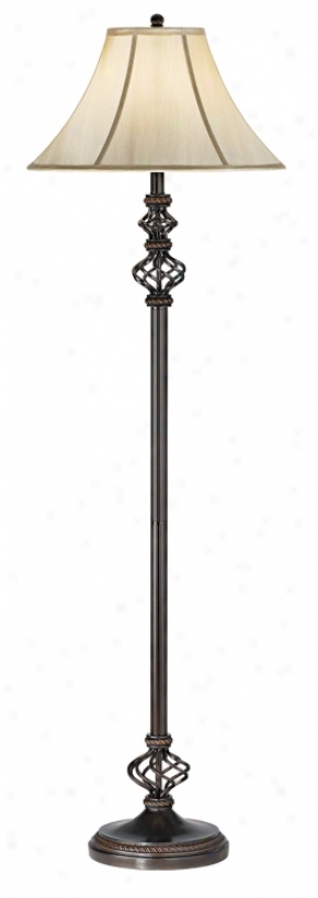 Wrought Iron Floor Lamp (83244)