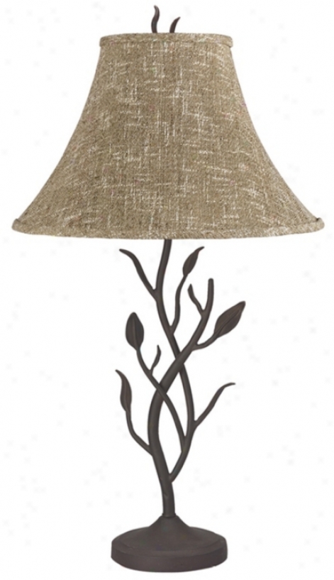 Wrought Iron Trer Tabble Lamp (83698)