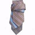 Altea Silk Tie - Panama Weave, Stripe (for Men)